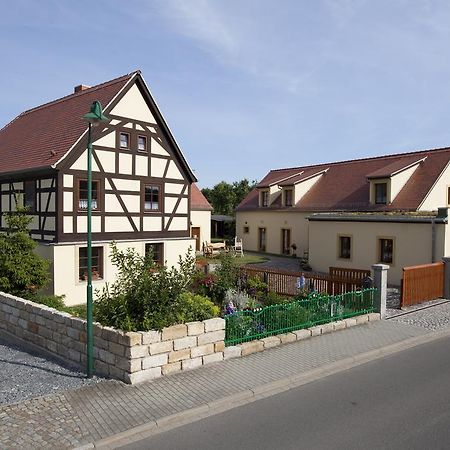 Pension Alte Schmiede Zabeltitz Kültér fotó