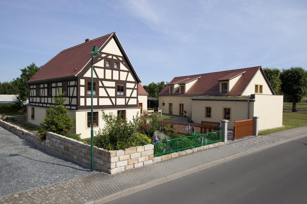 Pension Alte Schmiede Zabeltitz Kültér fotó
